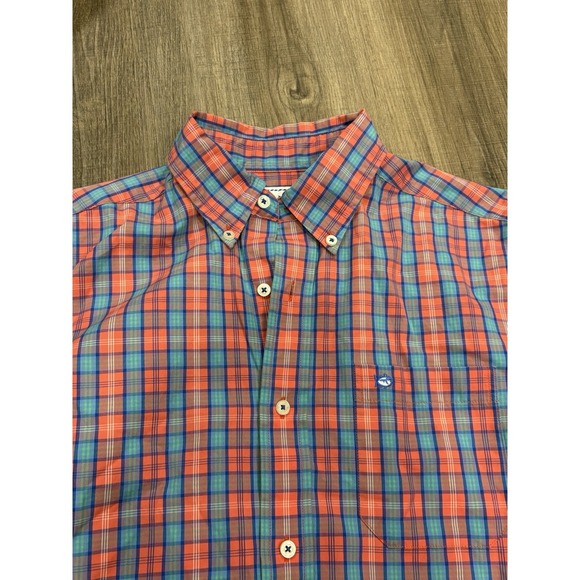 Southern Tide Shirt Mens Size Small Button Down Plaid Long Sleeve Classic Fit‎ - Picture 1 of 5